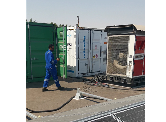 “集装箱储能+集装箱光伏”  暂时电力解决计划